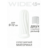 Белый фаллоудлинитель Homme Wide - 11 см. - Lola Games - в Ельце купить с доставкой