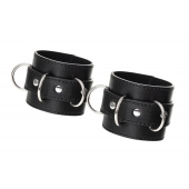Черные наручники Anonymo на сцепке - ToyFa - купить с доставкой в Ельце