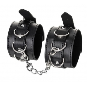 Черные оковы Anonymo из искусственной кожи - ToyFa - купить с доставкой в Ельце