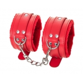 Красные оковы Anonymo из искусственной кожи - ToyFa - купить с доставкой в Ельце