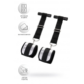 Черно-серебристые фиксаторы для рук на дверь Anonymo - ToyFa - купить с доставкой в Ельце