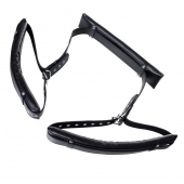 Черные кожаные стропы для фиксации Anonymo - ToyFa - купить с доставкой в Ельце