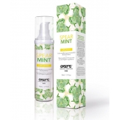 Разогревающее массажное масло Gourmet Spearmint Organic с органическими ингредиентами - 50 мл. - Exsens - купить с доставкой в Ельце