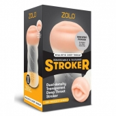 Мастурбатор-ротик ZOLO DEEP THROAT - Zolo - в Ельце купить с доставкой