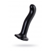 Черный стимулятор для пар P G-Spot Dildo Size L - 19 см. - Strap-on-me - в Ельце купить с доставкой