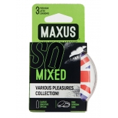 Презервативы в пластиковом кейсе MAXUS AIR Mixed - 3 шт. - Maxus - купить с доставкой в Ельце