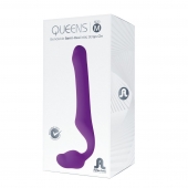 Лиловый безремневой страпон Queens M - Adrien Lastic - купить с доставкой в Ельце