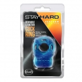 Голубое эрекционное виброкольцо Reusable 5 Function Cock Ring - Blush Novelties - в Ельце купить с доставкой