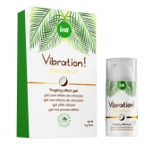 Возбуждающий гель с ароматом кокоса Vibration Coconut - 15 мл. - INTT - купить с доставкой в Ельце
