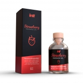 Массажный гель с ароматом клубники Strawberry - 30 мл. - INTT - купить с доставкой в Ельце