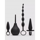 Черный набор для анальных игр Take it Slow - Fifty Shades of Grey