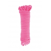 Розовая веревка для связывания Sweet Caress Rope - 10 метров - Sweet Caress - купить с доставкой в Ельце