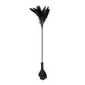 Двусторонний стек-щекоталка Sweet Caress Feather Whip - 58 см. - Sweet Caress - купить с доставкой в Ельце
