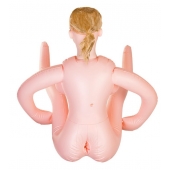 Надувная секс-кукла с реалистичной головой и поднятыми ножками - ToyFa - в Ельце купить с доставкой