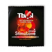 Разогревающий гель-лубрикант Stimulove Strong в одноразовой упаковке - 4 гр. - Биоритм - купить с доставкой в Ельце