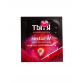 Возбуждающий крем для женщин Sextaz-W в одноразовой упаковке - 1,5 гр. - Биоритм - купить с доставкой в Ельце
