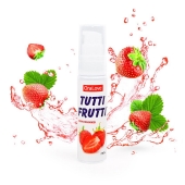 Гель-смазка Tutti-frutti с земляничным вкусом - 30 гр. - Биоритм - купить с доставкой в Ельце