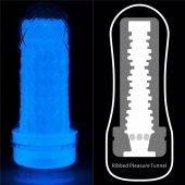 Светящийся в темноте мастурбатор Lumino Play Masturbator Ribbed - Lovetoy - в Ельце купить с доставкой