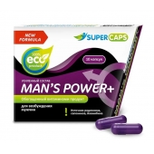 Возбуждающее средство для мужчин Mans Power plus - 10 капсул (0,35 гр.) +1 в подарок - SuperCaps - купить с доставкой в Ельце