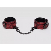 Красно-черные наручники Reversible Faux Leather Wrist Cuffs - Fifty Shades of Grey - купить с доставкой в Ельце