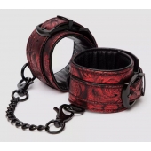 Красно-черные наручники Reversible Faux Leather Wrist Cuffs - Fifty Shades of Grey - купить с доставкой в Ельце