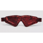 Двусторонняя красно-черная маска на глаза Reversible Faux Leather Blindfold - Fifty Shades of Grey - купить с доставкой в Ельце