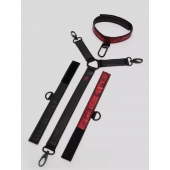 Ошейник с наручниками Reversible Faux Leather Collar and Wrist - Fifty Shades of Grey - купить с доставкой в Ельце