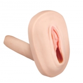 Мастурбатор-вагина с вибрацией и выносным пультом управления REALSTUFF SMOOTH   BALD - Dream Toys - в Ельце купить с доставкой
