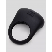 Черное эрекционное виброкольцо Sensation Rechargeable Vibrating Love Ring - Fifty Shades of Grey - в Ельце купить с доставкой