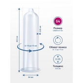 Презервативы MY.SIZE размер 64 - 10 шт. - My.Size - купить с доставкой в Ельце