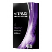 Презервативы с утолщённой стенкой VITALIS PREMIUM strong - 12 шт. - Vitalis - купить с доставкой в Ельце