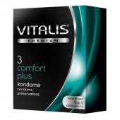 Контурные презервативы VITALIS PREMIUM comfort plus - 3 шт. - Vitalis - купить с доставкой в Ельце