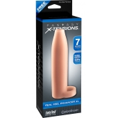 Телесная насадка Real Feel Enhancer XL - 17 см. - Pipedream - в Ельце купить с доставкой
