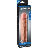 Телесная насадка Fantasy X-tensions Perfect 2  Extension - 20,3 см. - Pipedream - в Ельце купить с доставкой