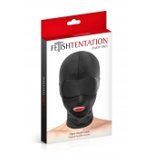Сплошная маска на голову с прорезью для рта - Fetish Tentation - купить с доставкой в Ельце