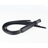 Черная кожаная плеть  Клео  - 60 см. - Sitabella - купить с доставкой в Ельце