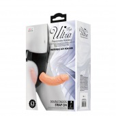 Женский страпон с 2 отростками - внешним и внутренним - Baile - купить с доставкой в Ельце