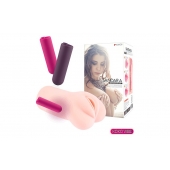 Телесный вибромастурбатор-вагина Sandara Auto - KOKOS - в Ельце купить с доставкой