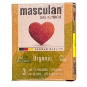 Экологически чистые презервативы Masculan Organic - 3 шт. - Masculan - купить с доставкой в Ельце