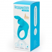 Голубое эрекционное виброкольцо Happy Rabbit Rechargeable Rabbit Cock Ring - Happy Rabbit - в Ельце купить с доставкой