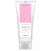 Смазка на водной основе Mixgliss Sweet с ароматом бабл-гам - 70 мл. - Mixgliss - купить с доставкой в Ельце