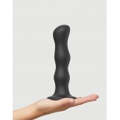 Черная насадка Strap-On-Me Dildo Geisha Balls size XL - Strap-on-me - купить с доставкой в Ельце