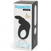 Черное эрекционное виброкольцо Happy Rabbit Rechargeable Rabbit Cock Ring - Happy Rabbit - в Ельце купить с доставкой
