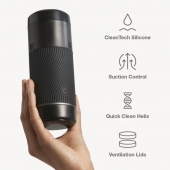 Черный мастурбатор с контролем всасывания Arcwave Pow Stroker - Arcwave - в Ельце купить с доставкой