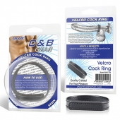Кольцо на пенис из искусственной кожи на липучке VELCRO COCK RING - 5 см. - BlueLine - в Ельце купить с доставкой