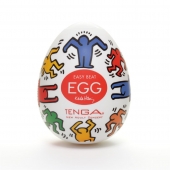 Мастурбатор-яйцо Keith Haring EGG DANCE - Tenga - в Ельце купить с доставкой