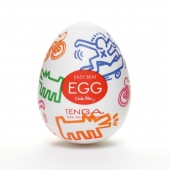 Мастурбатор-яйцо Keith Haring EGG STREET - Tenga - в Ельце купить с доставкой