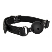 Черный кляп-шарик BALL GAG DIAMOND - Dream Toys - купить с доставкой в Ельце