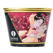 Массажная  свеча Sparkling Strawberry Wine с ароматом клубничного вина - 170 мл. - Shunga - купить с доставкой в Ельце