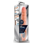 Телесная насадка на пенис 9 Inch Cock Sheath Extender - 22,2 см. - Blush Novelties - в Ельце купить с доставкой